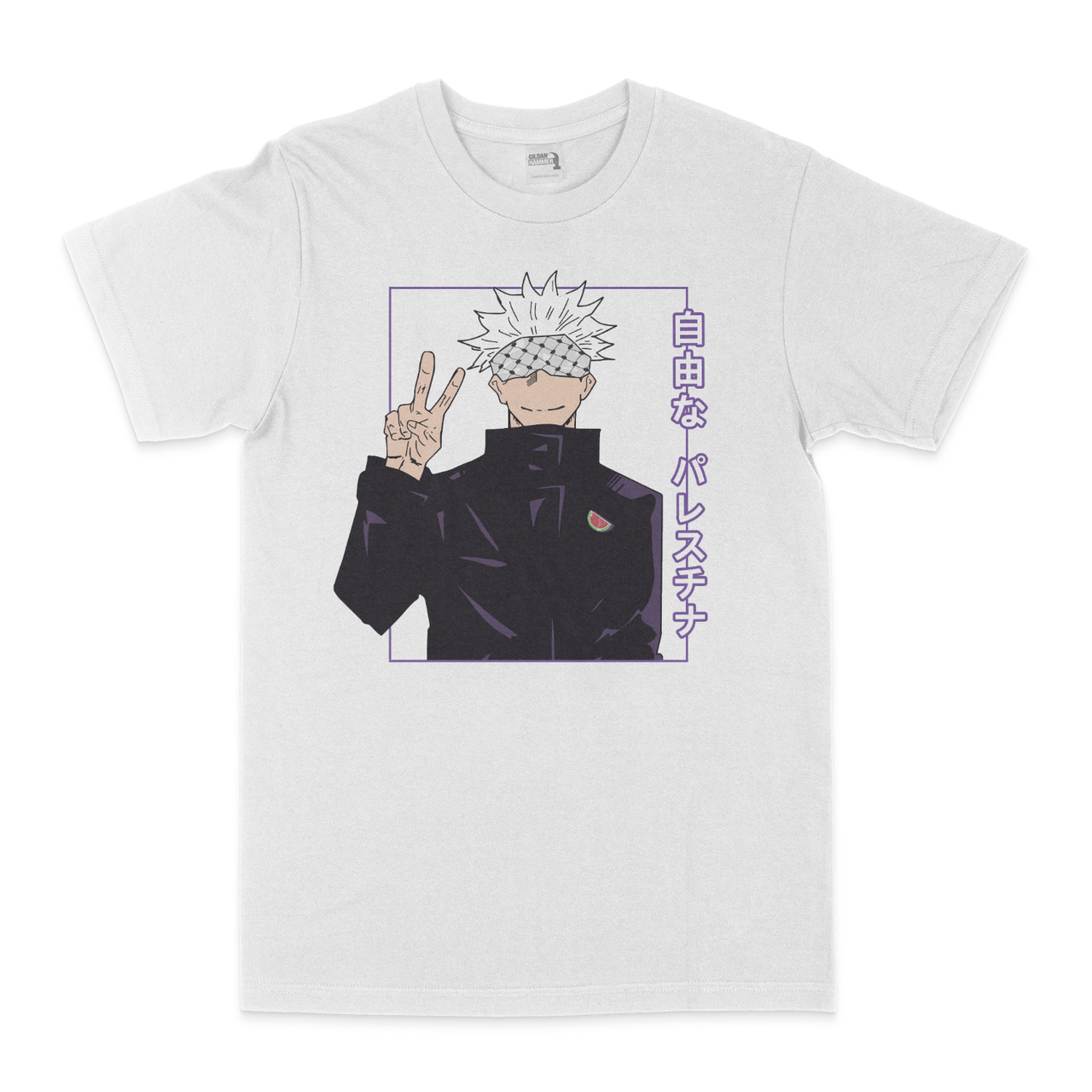 JJK Peace Sign Printed Apparel