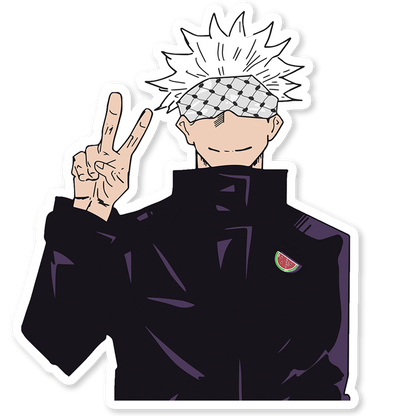 Peace Sign Handmade Matte Sticker