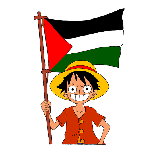 Palestine Flag Handmade Matte Sticker